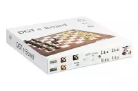 Tablero de ajedrez electrónico DGT USB, nogal/clon + figuras Timeless